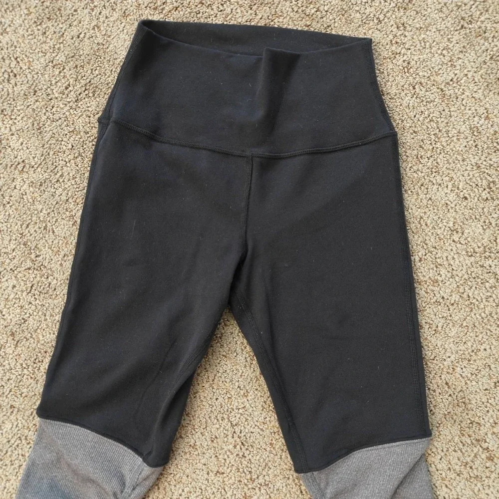 Alo Yoga‎ High-Waist Goddess Legging Black Anthracite Heather XS W5434R